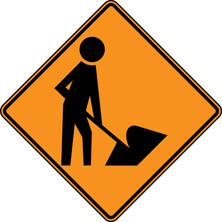 Under construction sign